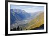 Autumn Colours in Chamonix Valley, Chamonix, Haute-Savoie, French Alps, France, Europe-Christian Kober-Framed Photographic Print