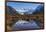 Autumn colours in Los Glaciares National Park, with reflections of Cerro Torro, Argentina-Ed Rhodes-Framed Photographic Print