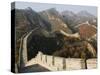 Autumn Colours on the Great Wall of China at Badaling, China-Kober Christian-Stretched Canvas