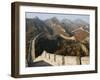 Autumn Colours on the Great Wall of China at Badaling, China-Kober Christian-Framed Photographic Print