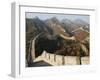 Autumn Colours on the Great Wall of China at Badaling, China-Kober Christian-Framed Photographic Print