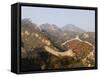 Autumn Colours on the Great Wall of China at Badaling, China-Kober Christian-Framed Stretched Canvas