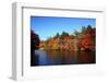 Autumn Colours Pond-tamikosan-Framed Photographic Print