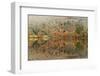 Autumn Colours Reflected in Grasmere Lake in the Lake District National Park-Julian Elliott-Framed Photographic Print