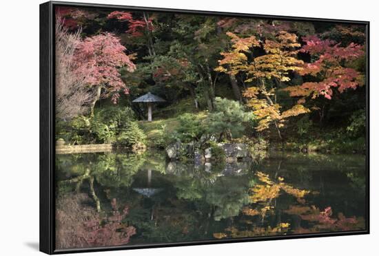 Autumn Colours Reflected in Hisagoike Pond-Stuart Black-Framed Photographic Print