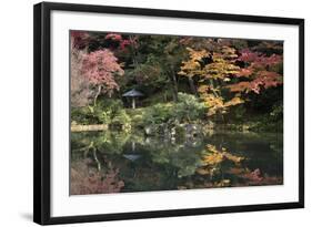 Autumn Colours Reflected in Hisagoike Pond-Stuart Black-Framed Photographic Print