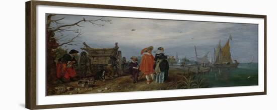 Autumn Conversation, Adriaen Pietersz Van De Venne-Adriaen Pietersz van de Venne-Framed Premium Giclee Print