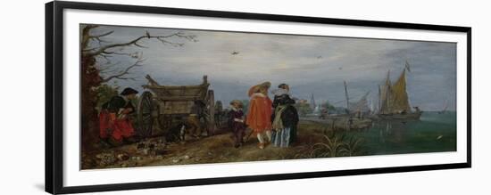 Autumn Conversation, Adriaen Pietersz Van De Venne-Adriaen Pietersz van de Venne-Framed Premium Giclee Print