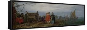 Autumn Conversation, Adriaen Pietersz Van De Venne-Adriaen Pietersz van de Venne-Framed Stretched Canvas