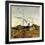 "Autumn Cornfield,"October 1, 1950-Andrew Wyeth-Framed Giclee Print