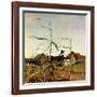 "Autumn Cornfield,"October 1, 1950-Andrew Wyeth-Framed Giclee Print