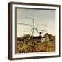 "Autumn Cornfield,"October 1, 1950-Andrew Wyeth-Framed Giclee Print