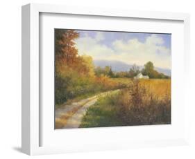 Autumn Country Road-Mary Jean Weber-Framed Art Print