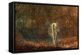 Autumn - 'Dame Autumn Hath a Mournful Face' - Old Ballad. 1871-John Atkinson Grimshaw-Framed Stretched Canvas