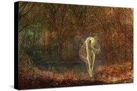 Autumn - 'Dame Autumn Hath a Mournful Face' - Old Ballad. 1871-John Atkinson Grimshaw-Stretched Canvas