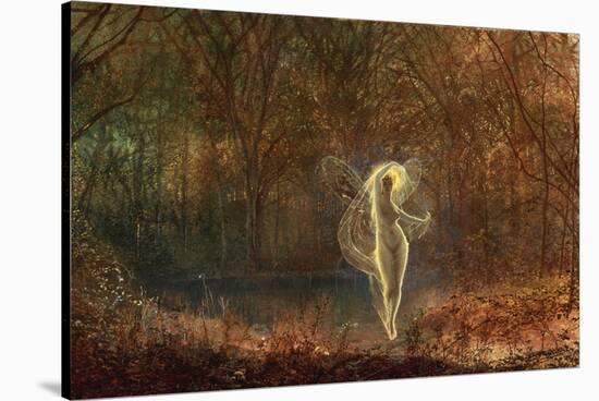 Autumn - 'Dame Autumn Hath a Mournful Face' - Old Ballad. 1871-John Atkinson Grimshaw-Stretched Canvas