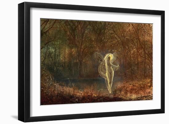 Autumn - 'Dame Autumn Hath a Mournful Face' - Old Ballad. 1871-John Atkinson Grimshaw-Framed Giclee Print