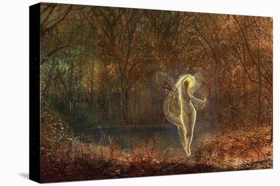 Autumn - 'Dame Autumn Hath a Mournful Face' - Old Ballad-John Atkinson Grimshaw-Stretched Canvas