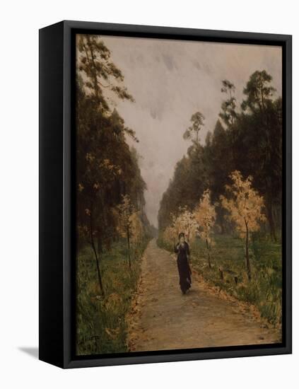 Autumn Day. Sokolniki, 1879-Isaak Ilyich Levitan-Framed Stretched Canvas