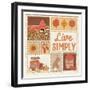 Autumn Days VII-Laura Marshall-Framed Art Print