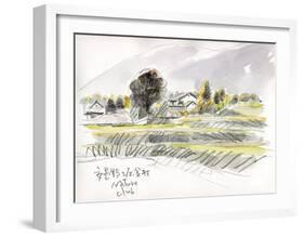 Autumn Deepens in Countryside of Japan-Kenji Fujimura-Framed Art Print