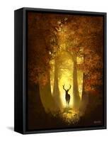 Autumn Deer-Anthony Salinas-Framed Stretched Canvas