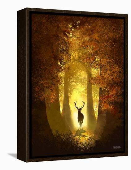 Autumn Deer-Anthony Salinas-Framed Stretched Canvas