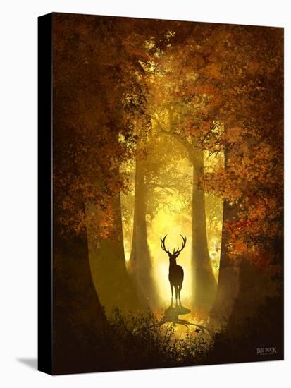 Autumn Deer-Anthony Salinas-Stretched Canvas
