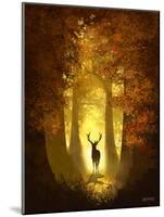 Autumn Deer-Anthony Salinas-Mounted Poster