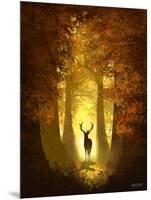 Autumn Deer-Anthony Salinas-Mounted Poster