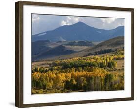 Autumn Descends on the Eastern Sierra Mountains-null-Framed Photographic Print