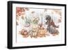 Autumn Dogs I-Mary Urban-Framed Premium Giclee Print