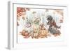 Autumn Dogs I-Mary Urban-Framed Premium Giclee Print