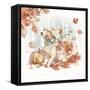 Autumn Dogs II-Mary Urban-Framed Stretched Canvas