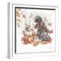 Autumn Dogs III-Mary Urban-Framed Art Print