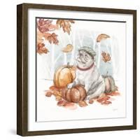 Autumn Dogs V-Mary Urban-Framed Art Print