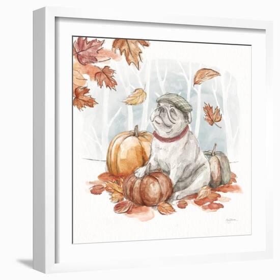 Autumn Dogs V-Mary Urban-Framed Art Print