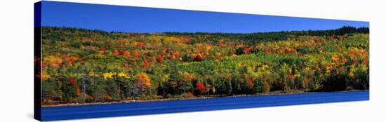 Autumn Eagle Lake, Acadia National Park, Maine, USA-null-Stretched Canvas