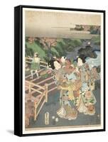 Autumn, Early 1850s-Utagawa Kunisada-Framed Stretched Canvas