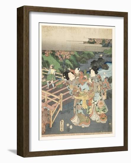 Autumn, Early 1850s-Utagawa Kunisada-Framed Giclee Print