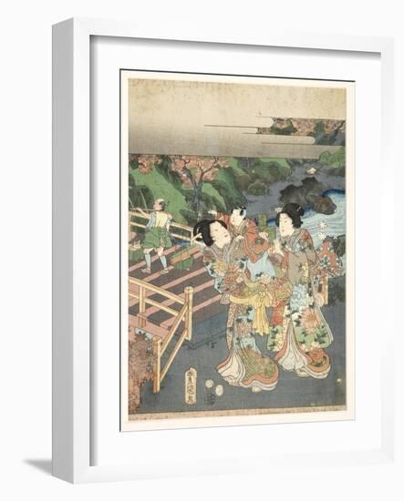 Autumn, Early 1850s-Utagawa Kunisada-Framed Giclee Print