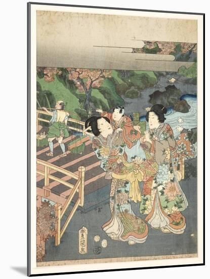 Autumn, Early 1850s-Utagawa Kunisada-Mounted Giclee Print