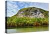 Autumn Echo Lake State Park, New Hampshire, USA-Michel Hersen-Stretched Canvas