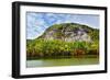 Autumn Echo Lake State Park, New Hampshire, USA-Michel Hersen-Framed Photographic Print