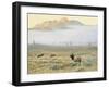 Autumn Elk-Michael Budden-Framed Giclee Print