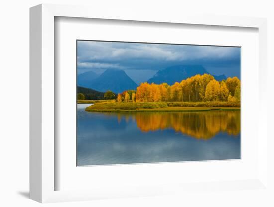 Autumn Evening, Oxbow, Grand Teton National Park, Wyoming, USA-Michel Hersen-Framed Photographic Print