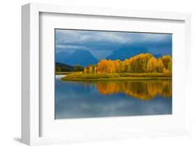 Autumn Evening, Oxbow, Grand Teton National Park, Wyoming, USA-Michel Hersen-Framed Photographic Print