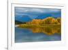 Autumn Evening, Oxbow, Grand Teton National Park, Wyoming, USA-Michel Hersen-Framed Photographic Print
