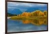 Autumn Evening, Oxbow, Grand Teton National Park, Wyoming, USA-Michel Hersen-Framed Photographic Print