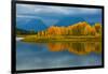 Autumn Evening, Oxbow, Grand Teton National Park, Wyoming, USA-Michel Hersen-Framed Photographic Print